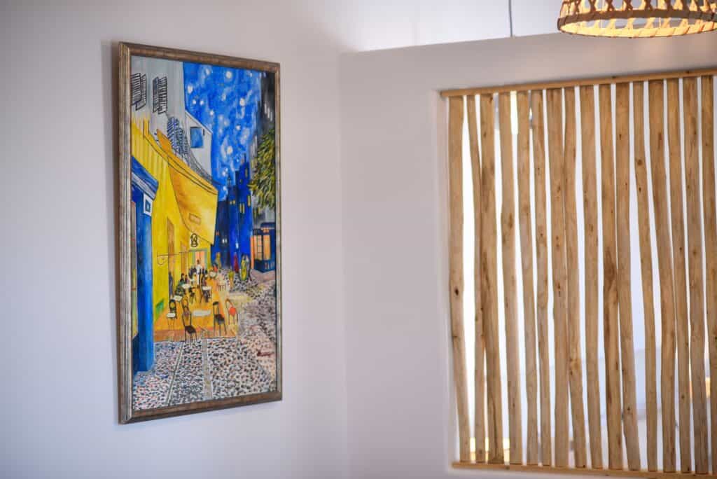 Luxurious master suite featuring a private plunge pool and modern decor. Perfect for a relaxing stay.