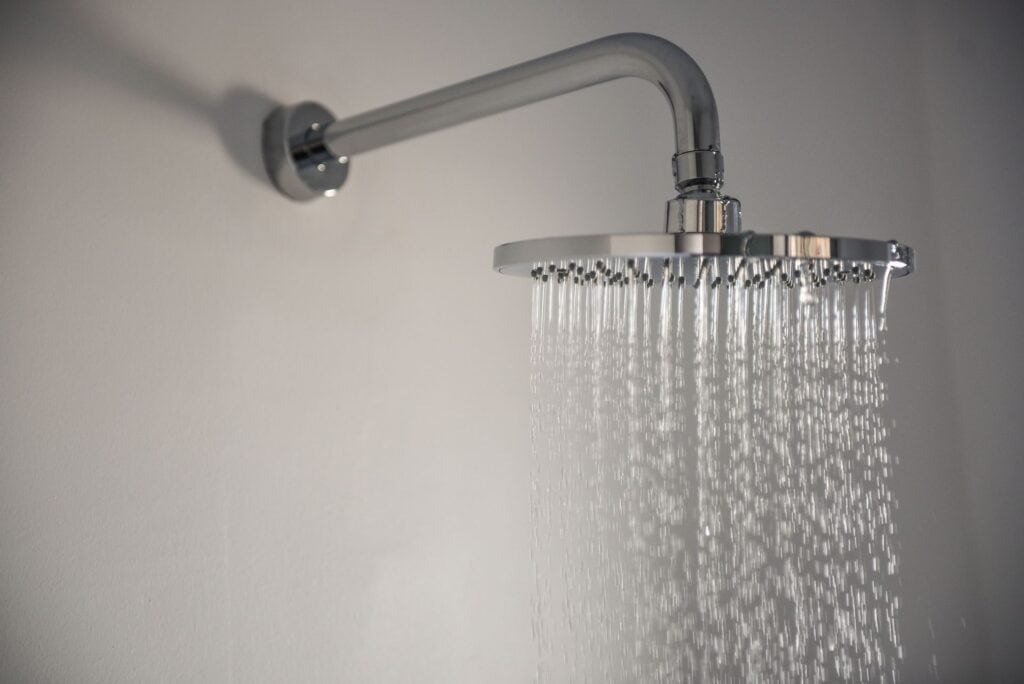 Luxury Master Suite Shower with Rainfall Head for a relaxing experience.