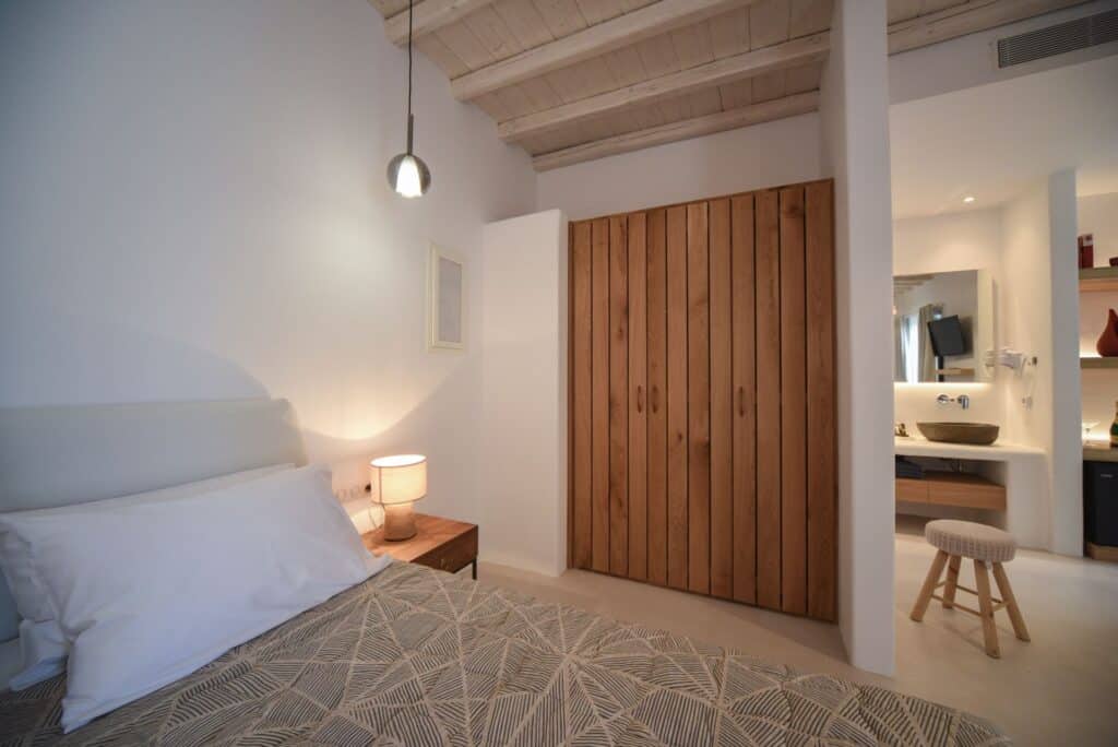 Executive Suite with private plunge pool at Mr and Mrs White Hotels Cyclades.
