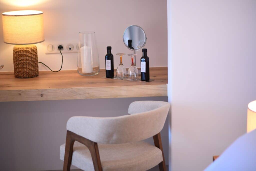 Luxury executive suite with private plunge pool in Cyclades, Mr and Mrs White Hotels.