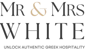 Elegant Mr and Mrs White Hotels Cyclades exterior view.
