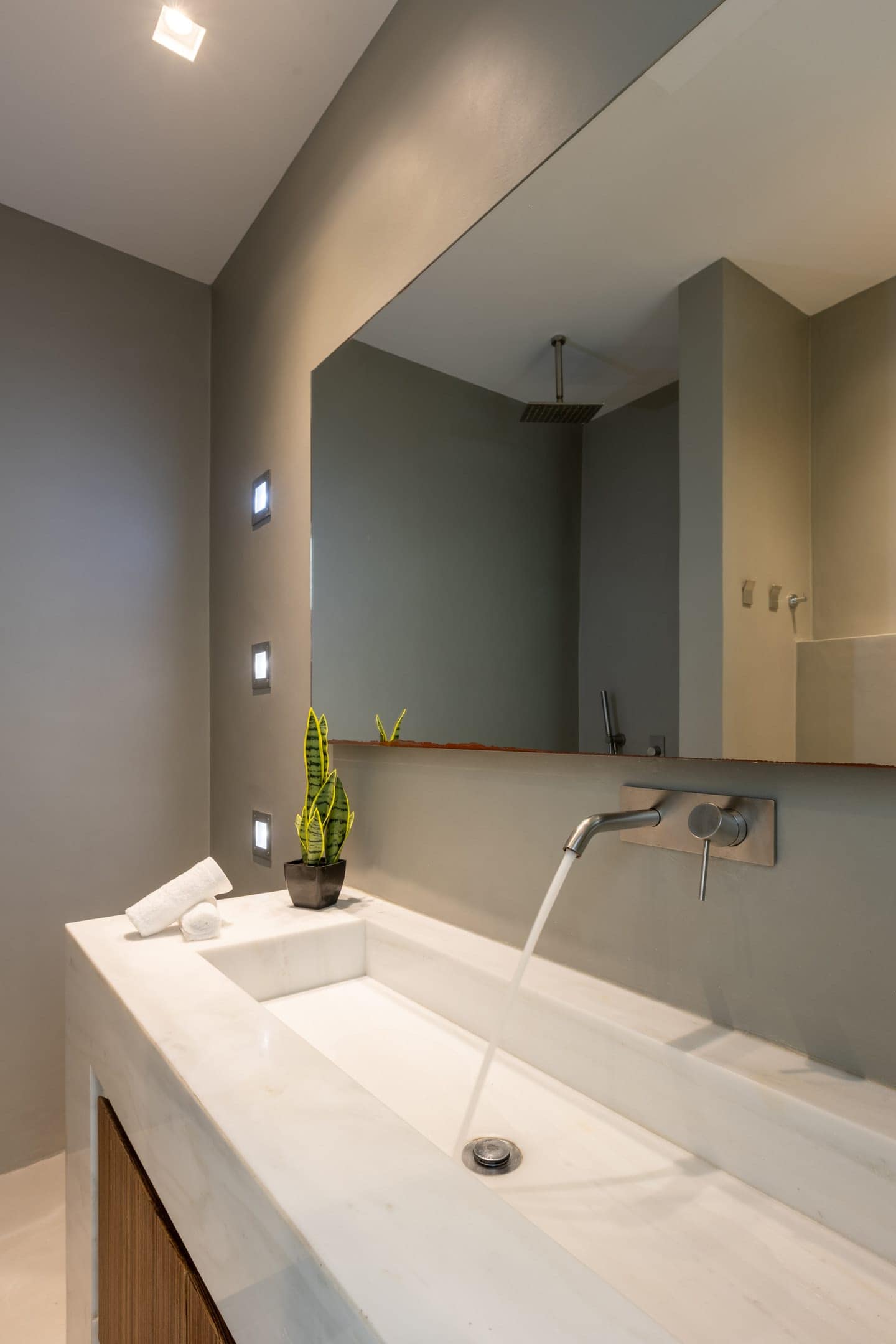 Indoor pool with sleek design and calming ambiance at Heavens Edge Villa. Perfect for relaxing stays.