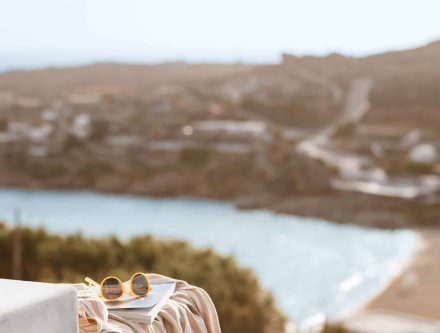 Junior Jetted Tub Suite with Side Sea View in Cyclades, Greece.