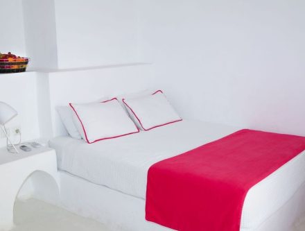 Luxurious plunge pool suite with sea view at Mr and Mrs White Hotels Cyclades.