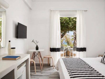 Sea View Standard Triple Room at Mr and Mrs White Hotels Cyclades.